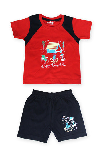 Selvas Infants Unisex Halfsleeve Top With Shorts 8002