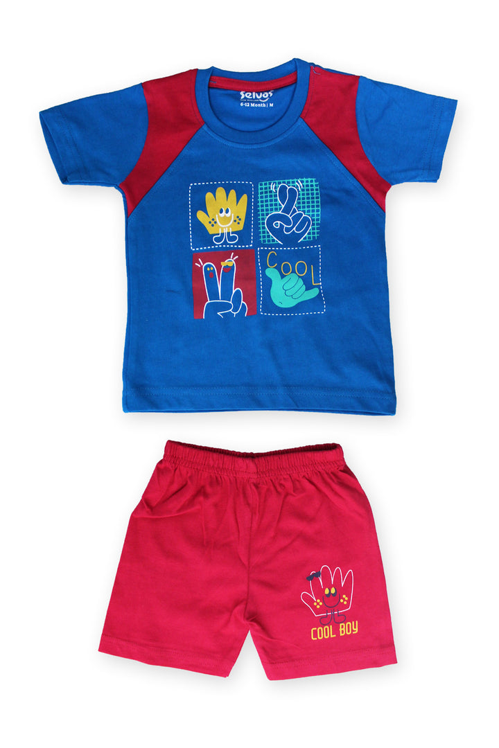 Selvas Infants Unisex Halfsleeve Top With Shorts 8002