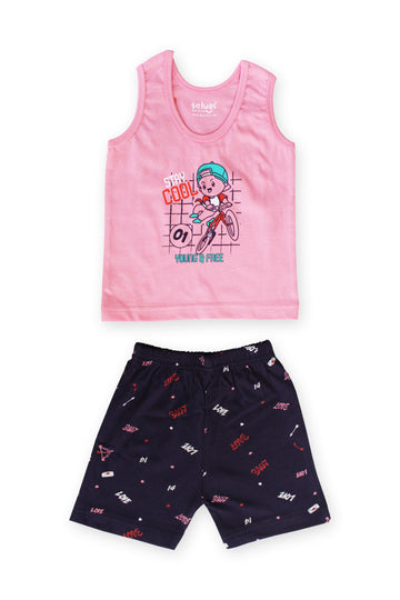 Selvas Infants Unisex Half Sleeve Top With Shorts 8031