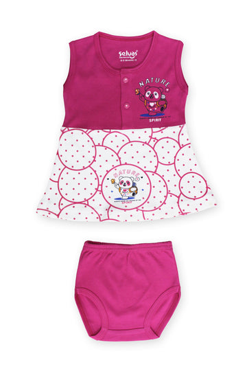 Selvas Infant Girls set top skirt with brief - 666
