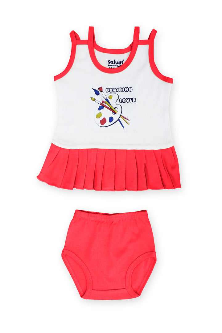 Selvas Infant Girls set top skirt with brief - 555