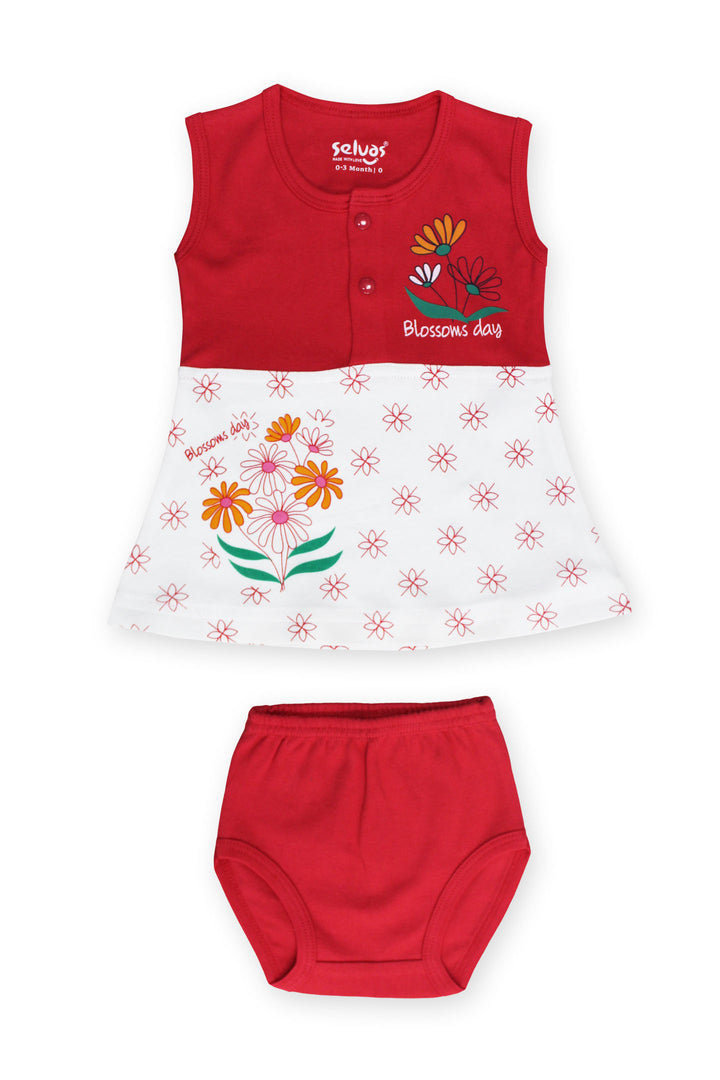 Selvas Infant Girls set top skirt with brief - 666