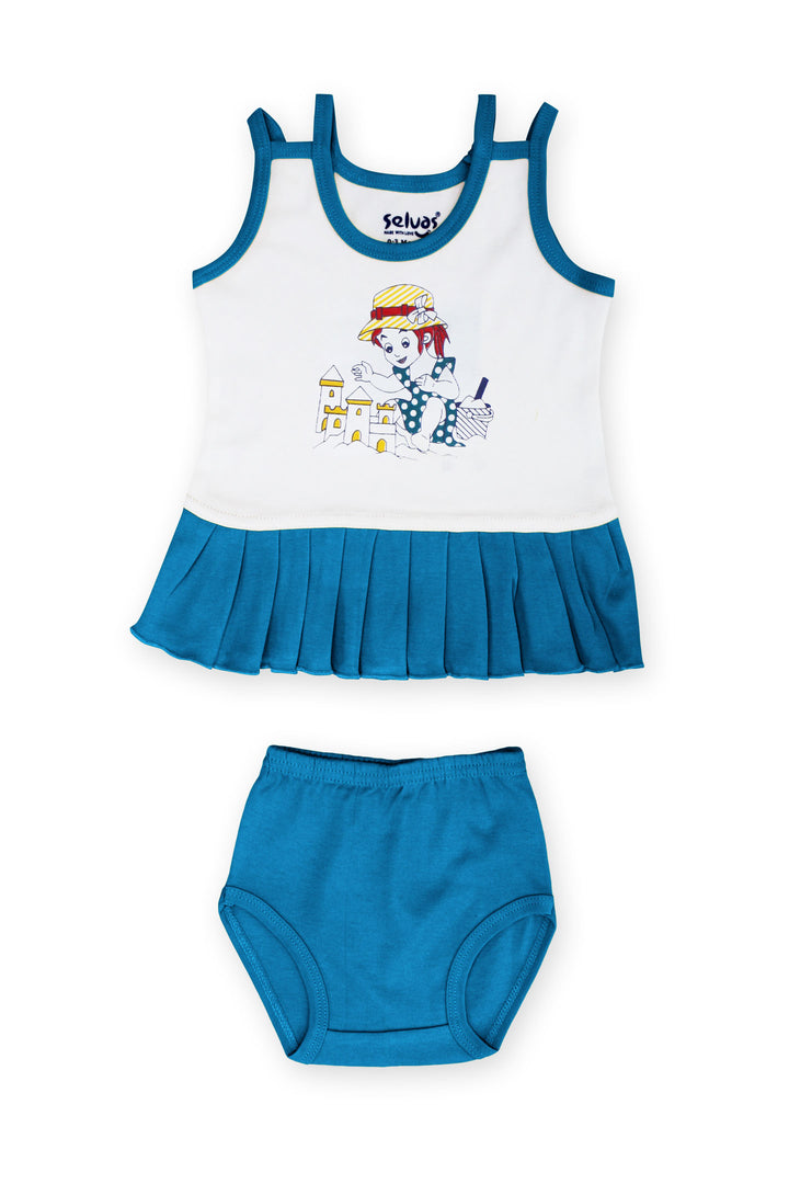 Selvas Infant Girls set top skirt with brief - 555