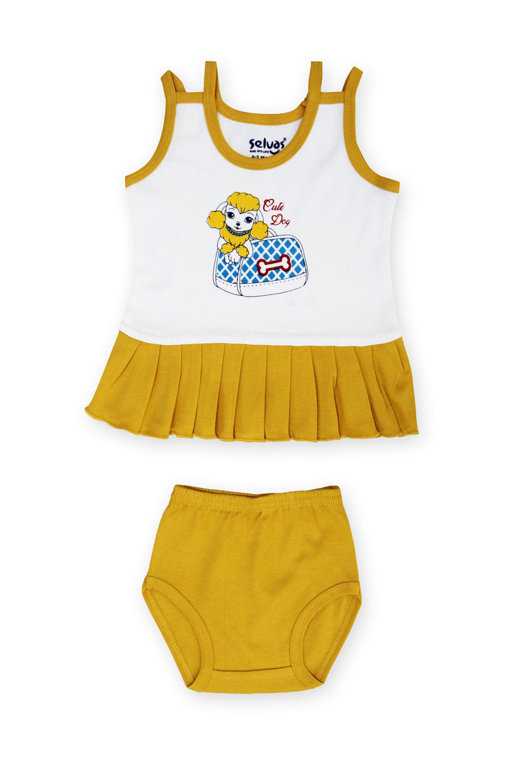 Selvas Infant Girls set top skirt with brief - 555