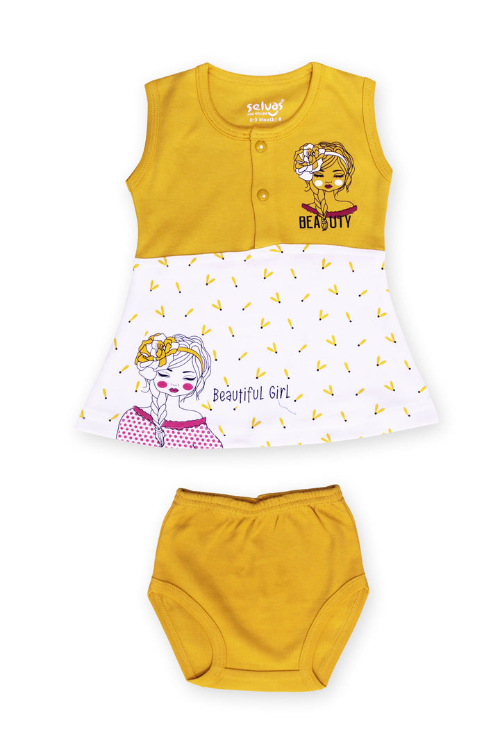 Selvas Infant Girls set top skirt with brief - 666