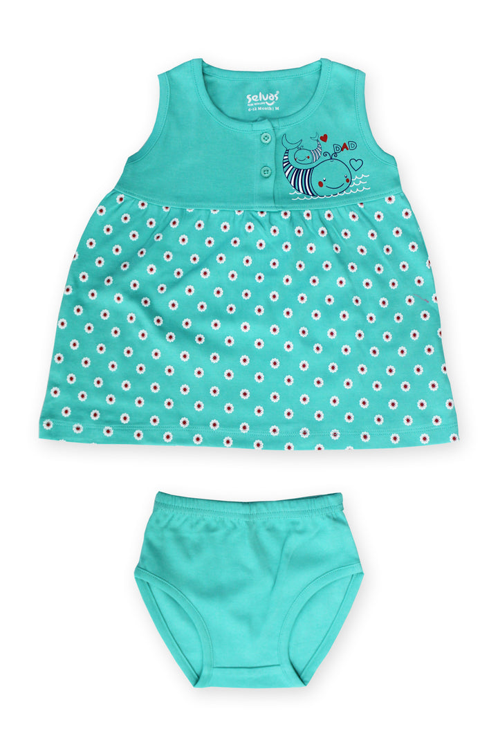 Selvas Infant Girls set top skirt with brief - 5038