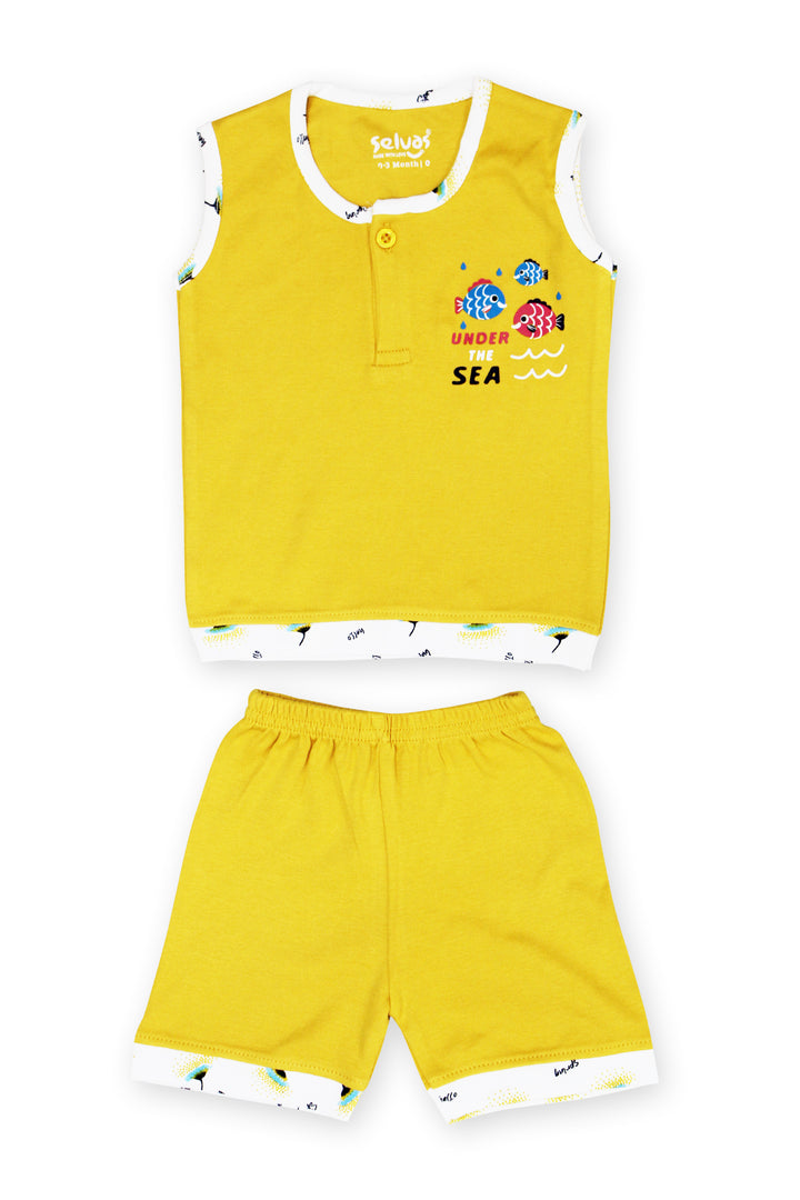 Selvas Infants Unisex sleeveless top with shorts - 156