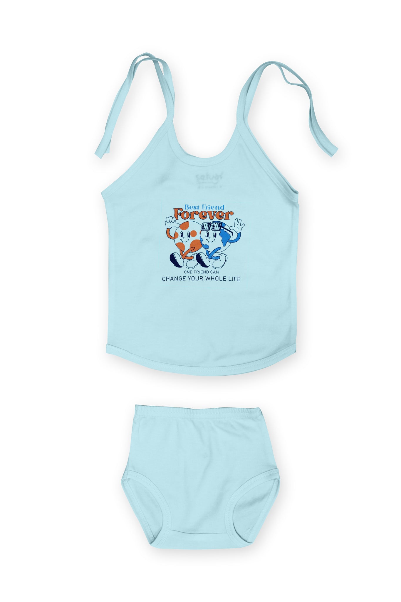 Selvas Infants Unisex top strap knot with brief 401c