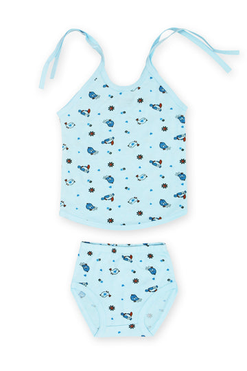Selvas Infants Unisex top strap knot with brief 333