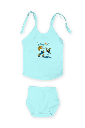 Selvas Infants Unisex top strap knot with brief 401c