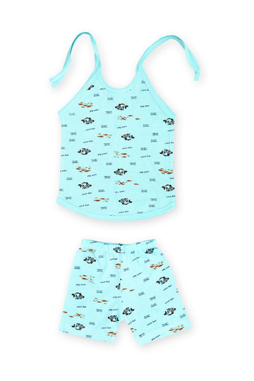 Selvas Infants Unisex top strap knot with shorts - 227