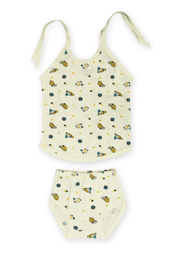Selvas Infants Unisex top strap knot with brief 333